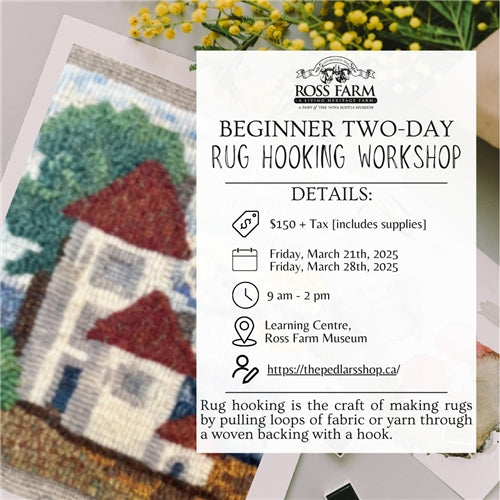 Two-Day Beginner Rug Hooking Workshop