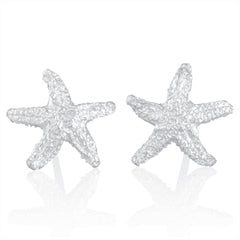 Starfish Post Earrings - Amos Pewter