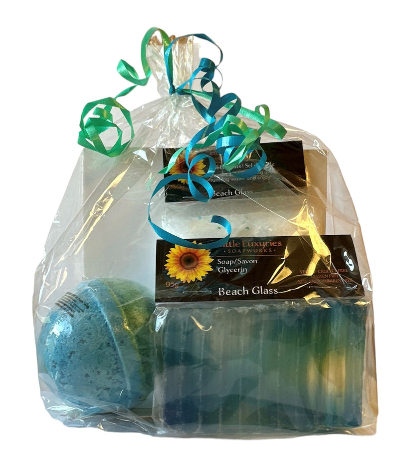 Beach Glass Gift Bag - Little Luxuries Soapworks
