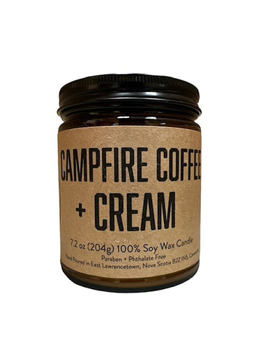 Campfire Coffee + Cream Candle - Lawrencetown Candle Co.