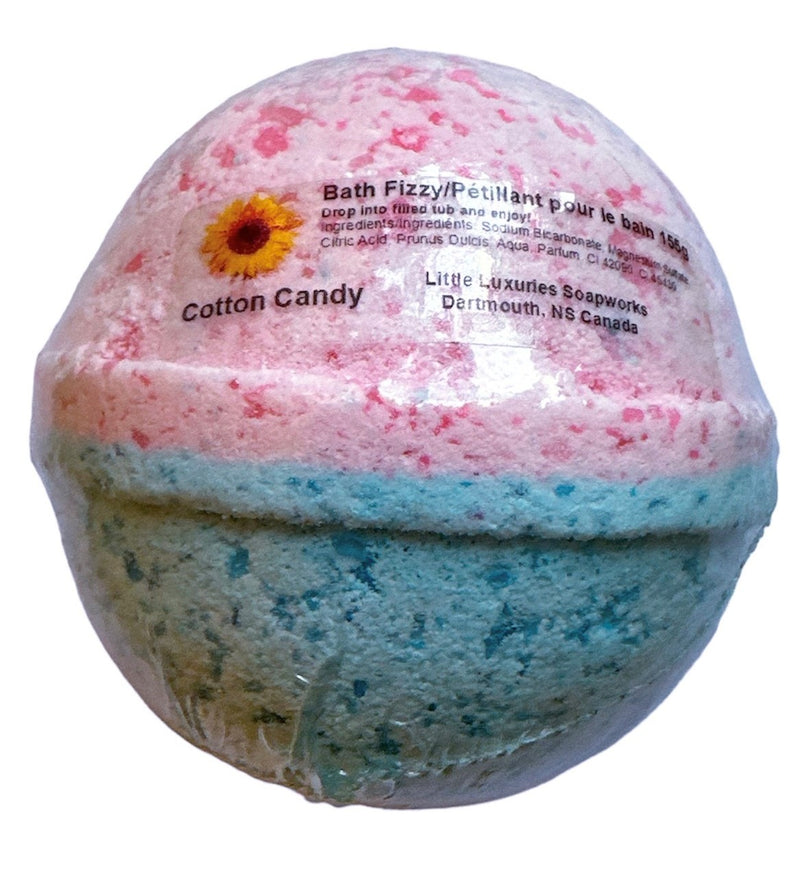 Cotton Candy Bath Bomb - Little Luxuries Soapworks