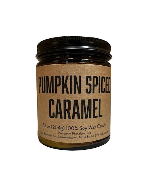 Pumpkin Spiced Caramel Candle - Lawrencetown Candle Co.