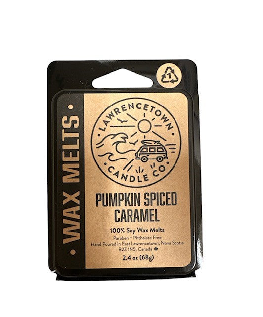 Pumpkin Spiced Caramel Wax Melts - Lawrencetown Candle Co.