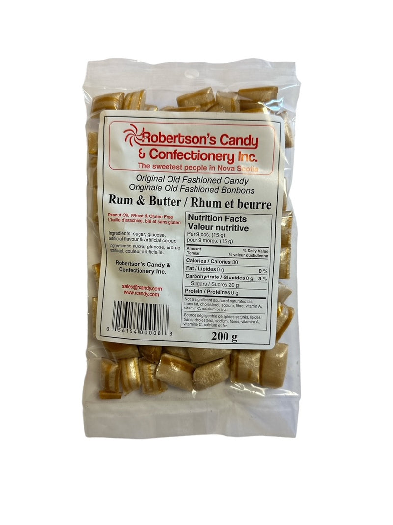 Old Fashioned Rum & Butter (200g Bag) - Robertson&