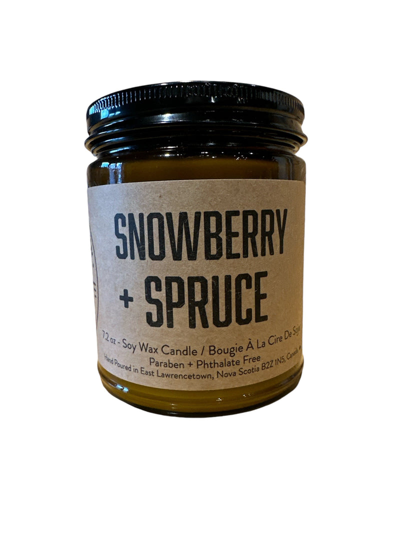 Snowberry + Spruce Candle - Lawrencetown Candle Co.