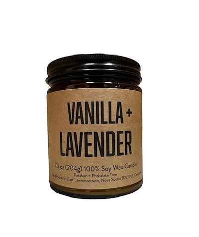 Vanilla + Lavender Candle - Lawrencetown Candle Co.