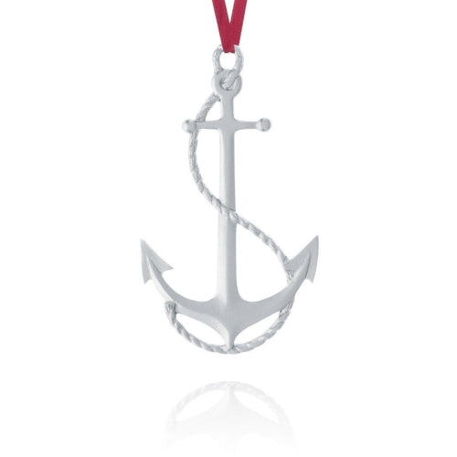 Anchor Ornament - Amos Pewter