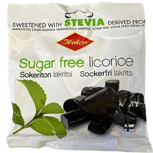 Sugar Free Licorice (90g Bag) - Halva