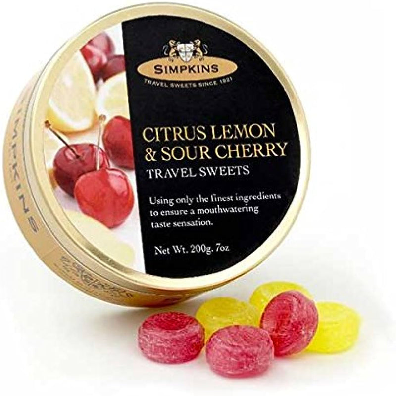 Lemon & Sour Cherry Drops - Simpkins