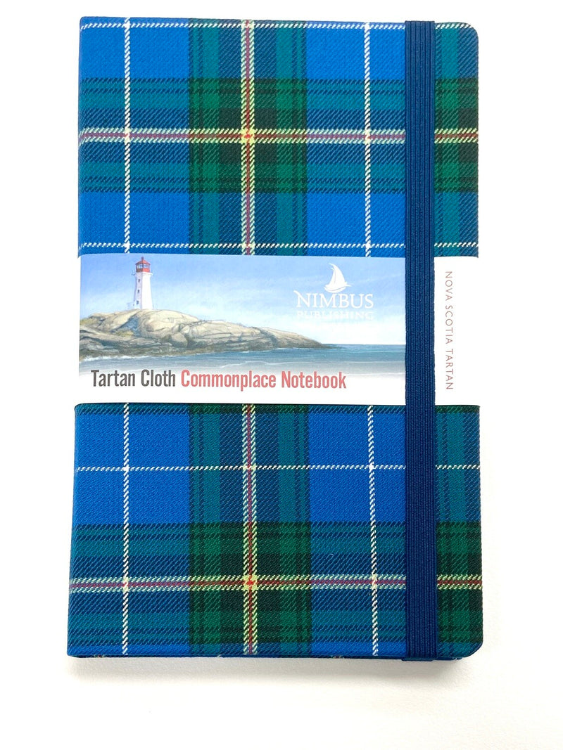 Nova Scotia Tartan Cloth Mini Notebook & Pen - Waverley Scotland