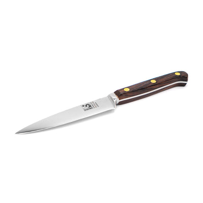 4" Forged Straight Paring Knife - Grohmann Natural Rosewood