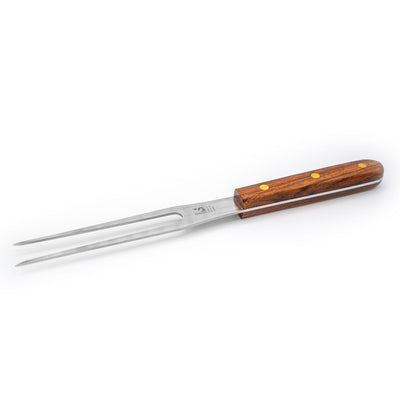 6" Full Tang Chef Fork - Grohmann Natural Rosewood