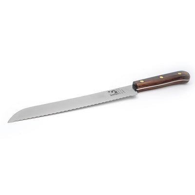 8" Full Tang Bread Knife - Grohmann Natural Rosewood