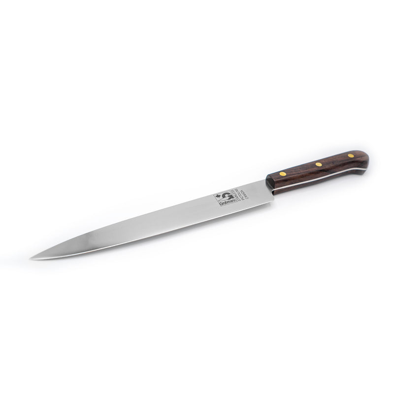8" Full Tang Carving Knife - Grohmann Natural Rosewood