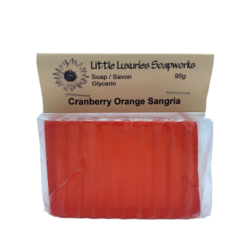 Cranberry Orange Sangria Soap - Little Luxuries Soapworks