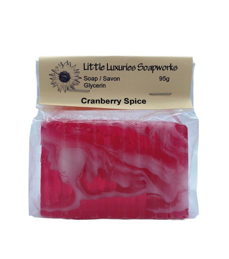 Cranberry Spice Soap - Little Luxuries Soapworks