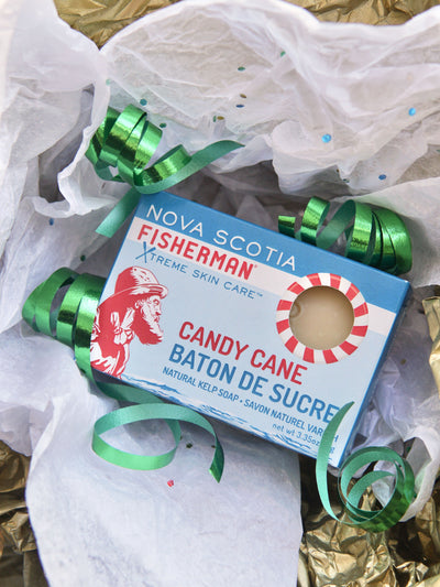 Nova Scotia Fisherman Candy Cane Soap