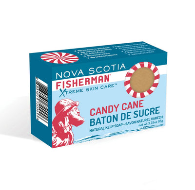Nova Scotia Fisherman Candy Cane Soap