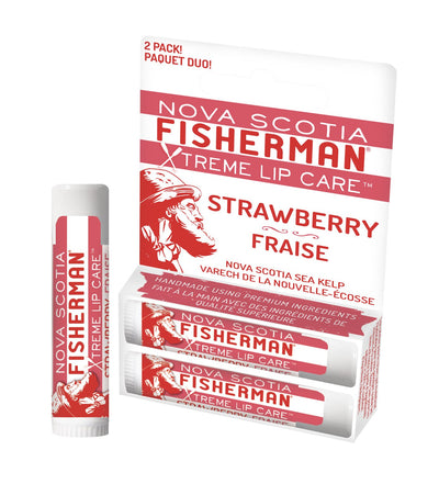 Nova Scotia Fisherman Strawberry Lip Balm Double Pack