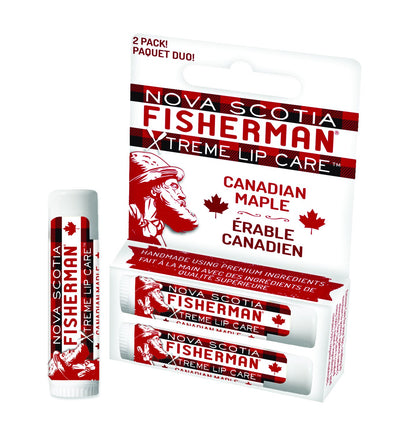Nova Scotia Fisherman Canadian Maple Lip Balm Double Pack
