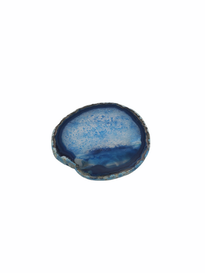 Blue Agate - Thin Rock Slice (6 - 8cm)