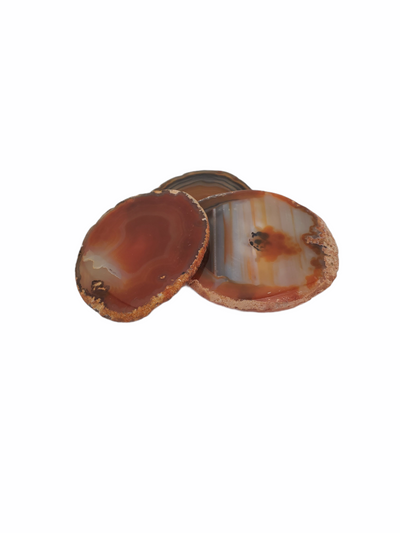 Brown Agate - Thin Rock Slice (6 - 8cm)