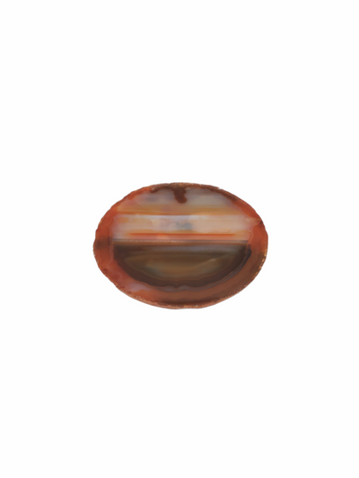 Brown Agate - Thin Rock Slice (6 - 8cm)