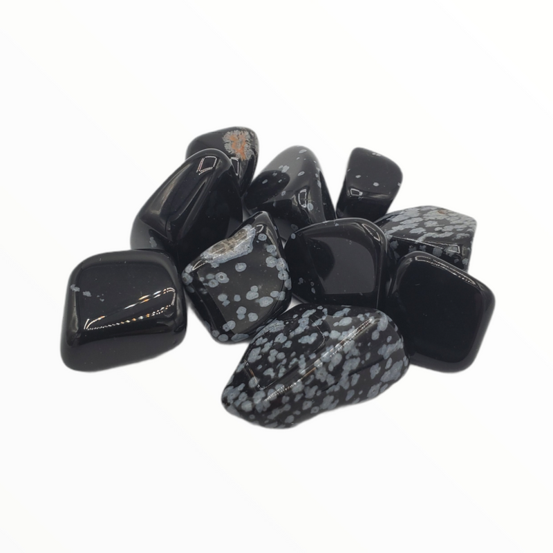 Snowflake Obsidian - Tumbled Rocks (10 Pack)