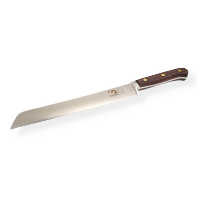 8" Forged Bread Knife - Grohmann Natural Rosewood