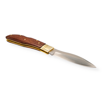 Mini Russell Lock Blade - Grohmann Natural Rosewood