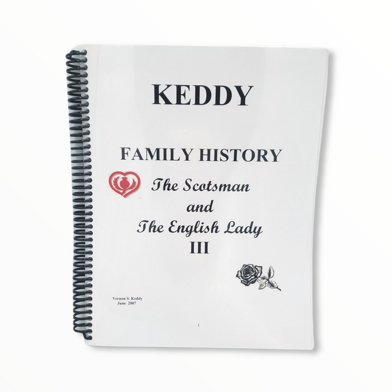 Keddy Family History Book - New Ross Historical Society