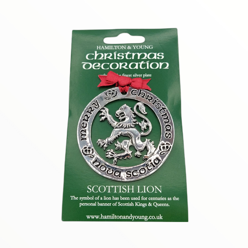 Scottish Lion Christmas Decoration - Hamilton & Young