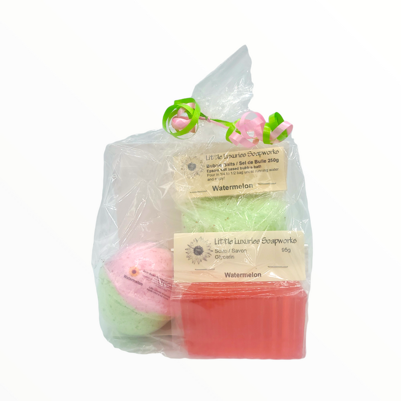 Watermelon Gift Bag - Little Luxuries Soapworks