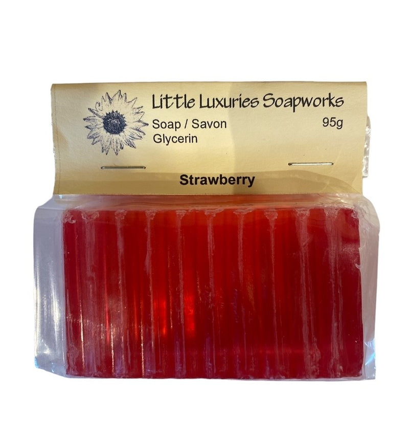 Strawberry Soap - Little Luxuries Soapworks