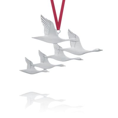 Geese 1998 Ornament - Amos Pewter