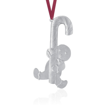 Gingerbread Man Ornament - Amos Pewter