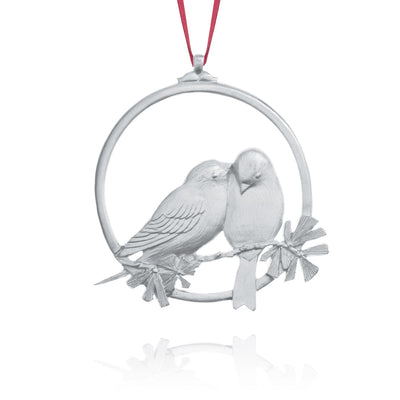 Winter Birds 1982 Ornament - Amos Pewter